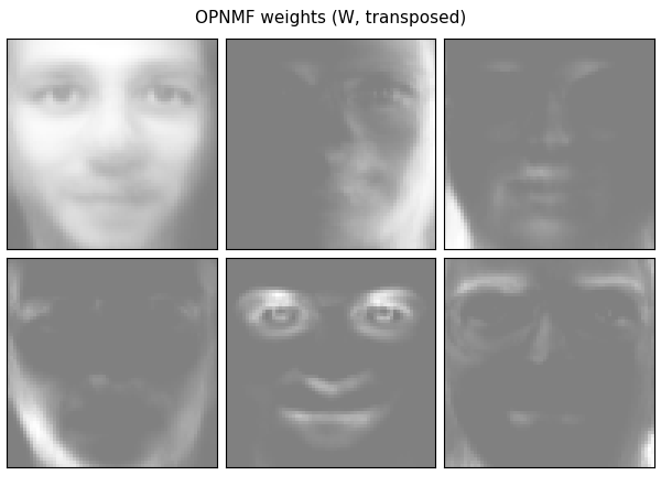 OPNMF weights (W, transposed)